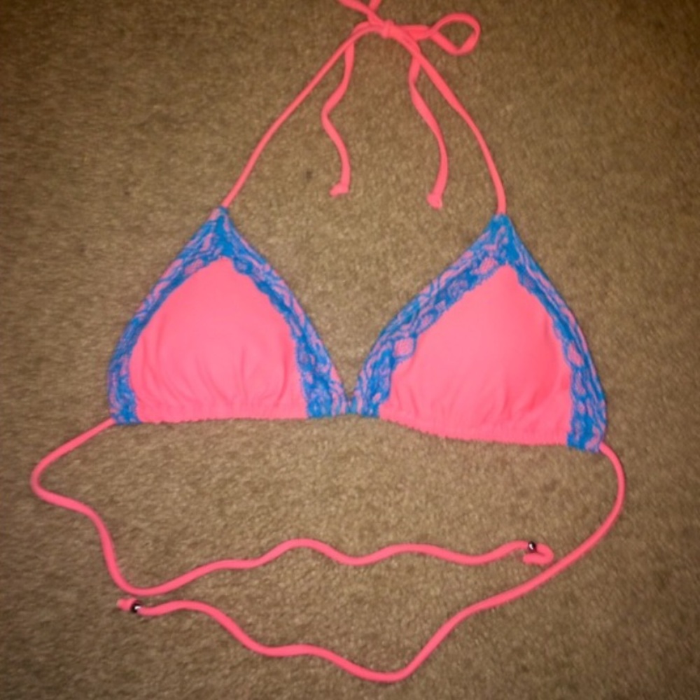 Lace bikini top