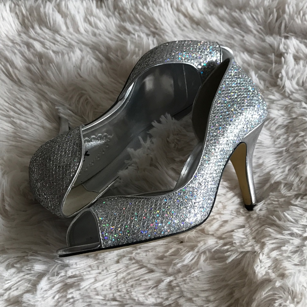 HOLO GLITTER HEELS