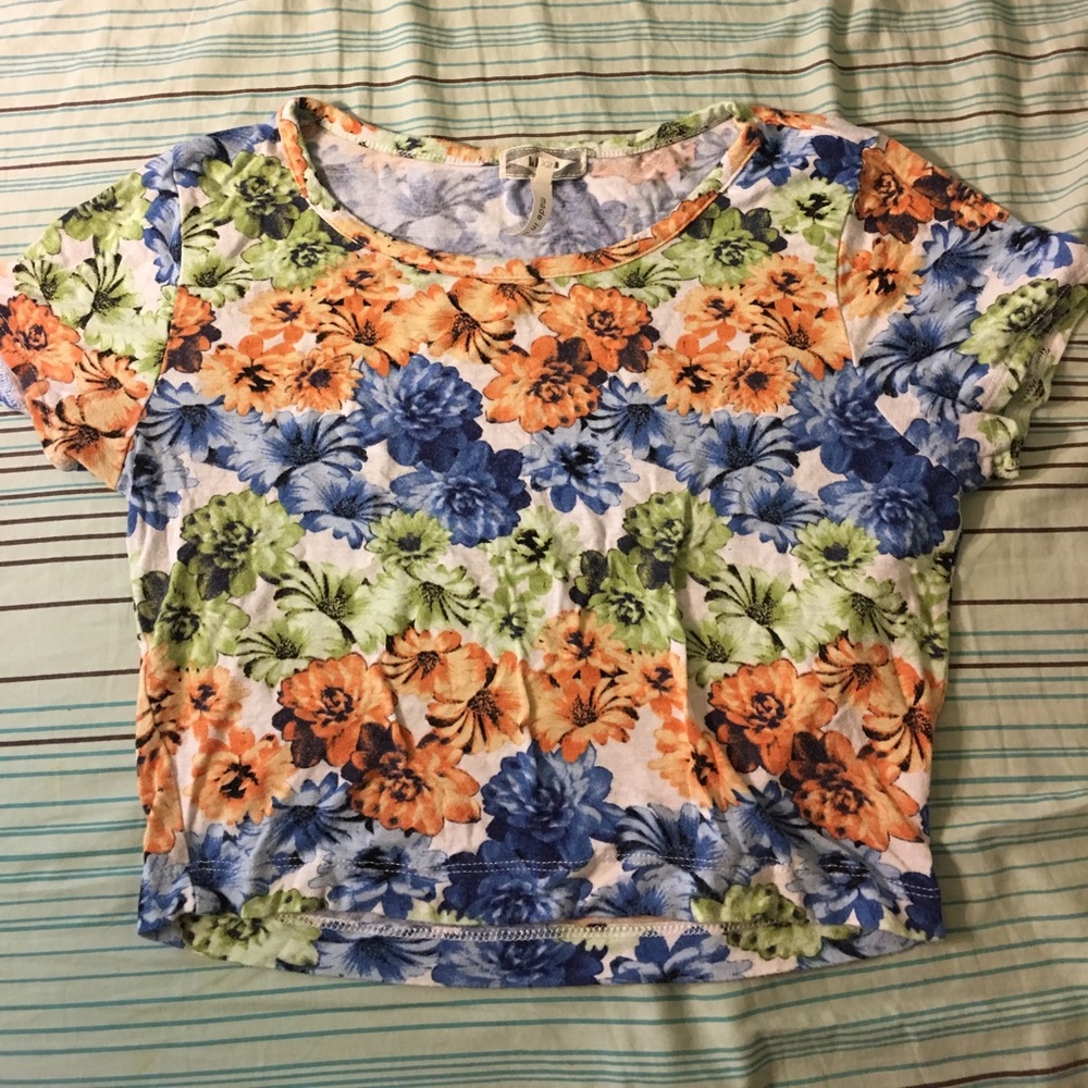 Floral crop top