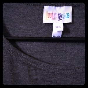 Dark gray oversized tunic