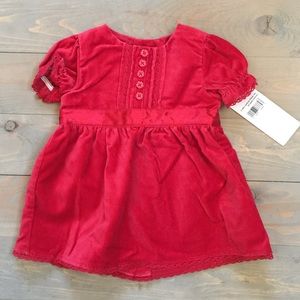 [Oshkosh] 3 months Red Velvet Party Dress