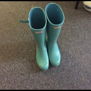 Matte Blue Hunter Boots