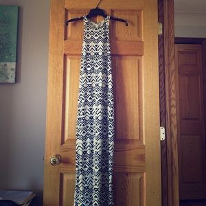 Racer back maxi dress