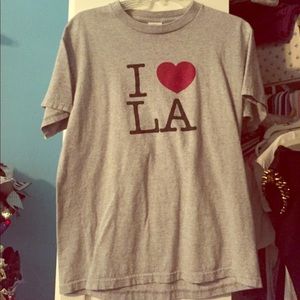 Gray I heart LA t-shirt