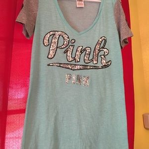 🌸Pink sequin Shirt🌸