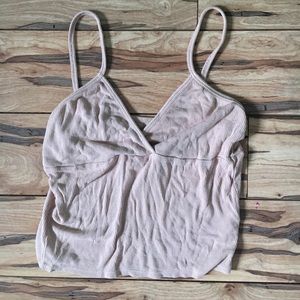 Small Cream Tank Top/Crop Top from Pacsun!