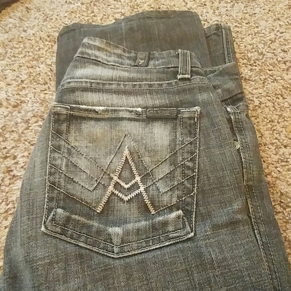 7 FAM jeans dark wash