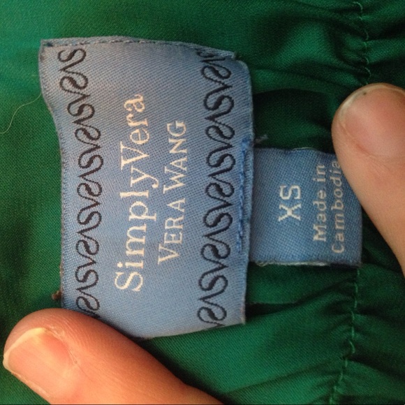 Simply Vera emerald green dress size XS - Picture 2 of 4