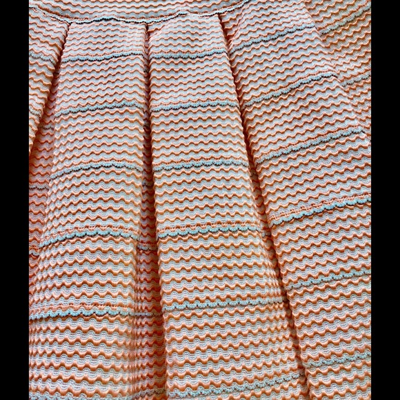 Coral Rubber Strapless Dress - Picture 5 of 6