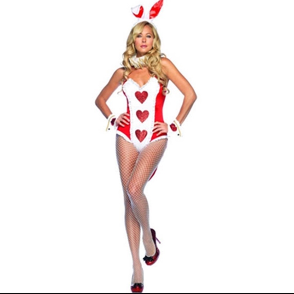 Swarovski crystal White rabbit Halloween costume