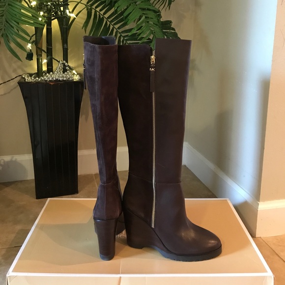 Michael Kors - Clara Wedge Boot 10M - Picture 4 of 5