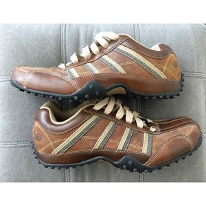 NWOT Leather Skechers Sneakers