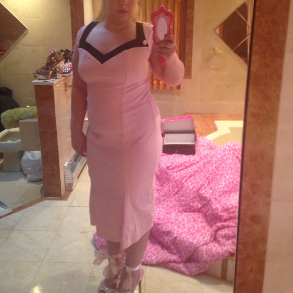 Like NEW Dixiefried pink & black dress