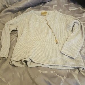 wildfox light grey bell sweater