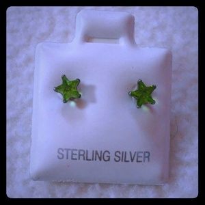 Sterling silver earring