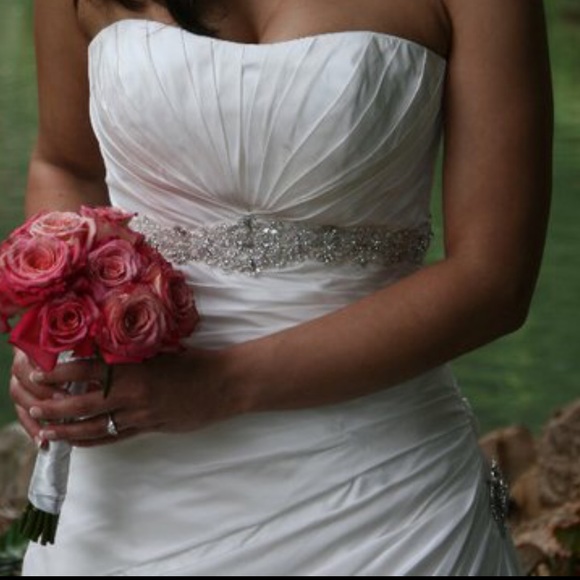 Simone Carvalli, Wedding Gown, style 7169, size 4 - Picture 4 of 7