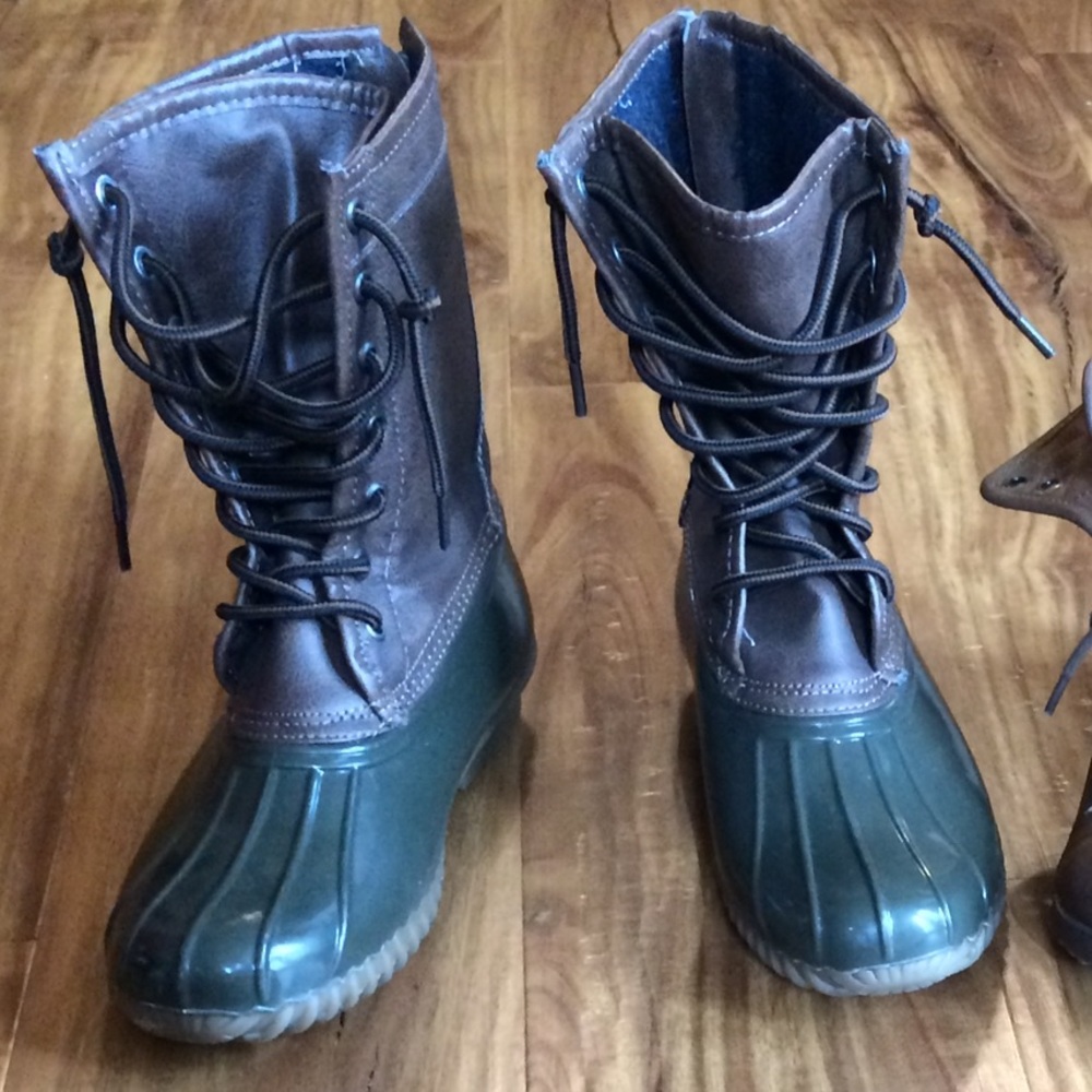 Duck boots!