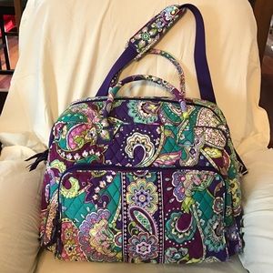 Authentic Vera Bradley Weekender Travel Bag