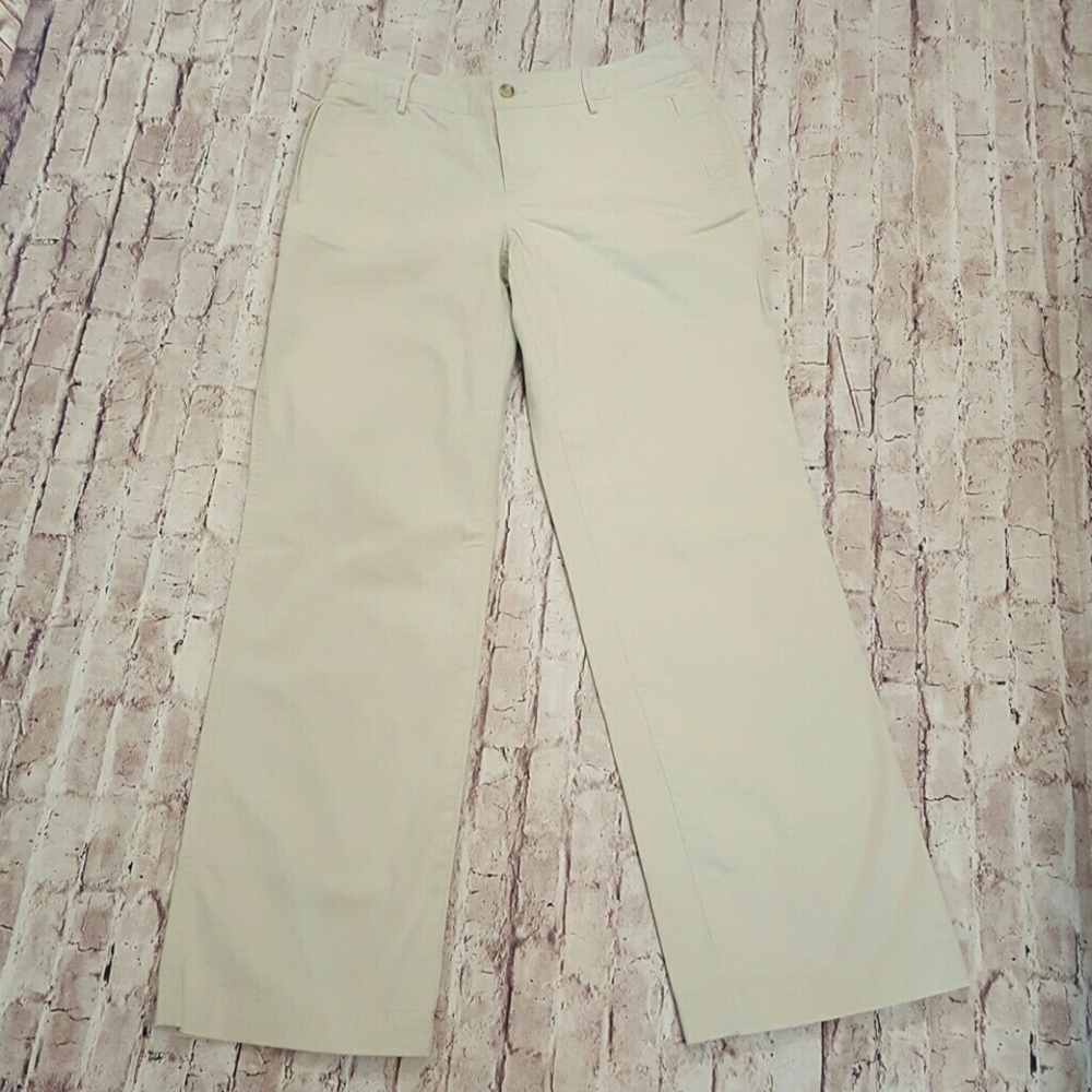 Flat Front Wide Leg Trousers