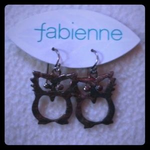 Fabienne owl earing
