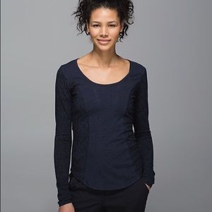 Lulu Lemon Between the Lines Top