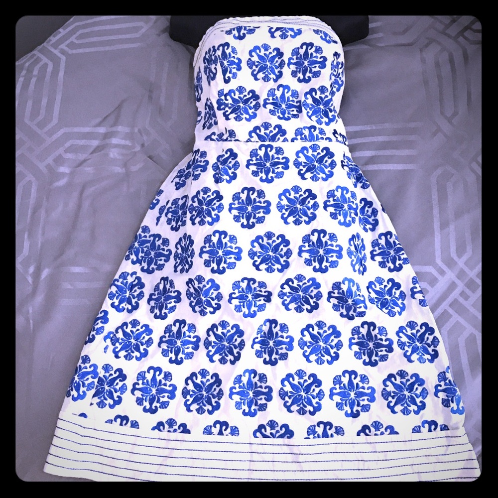 Lilly Pulitzer A-line strapless dress