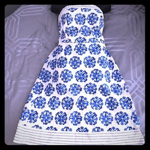 Lilly Pulitzer A-line strapless dress