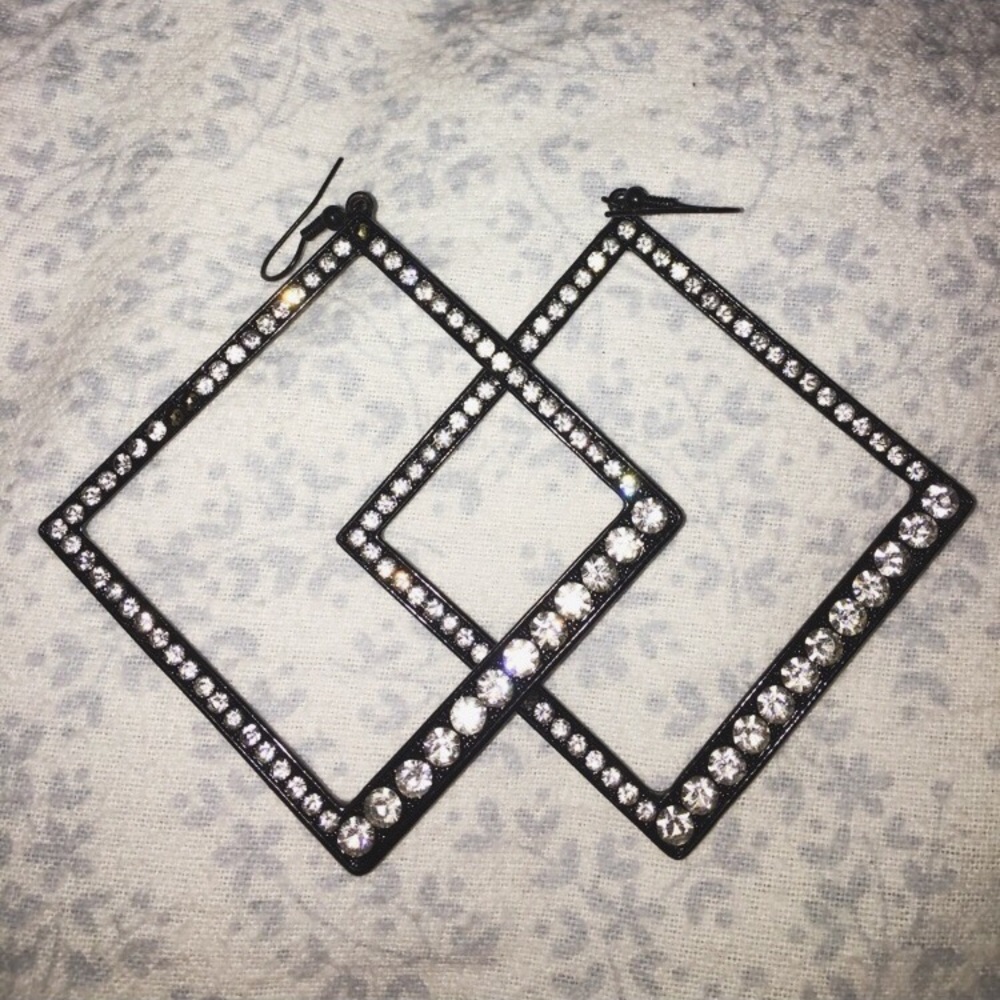 Sequin Square Earrings