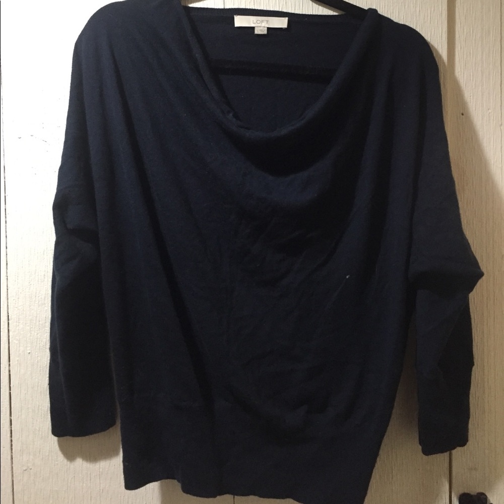 Navy dolman sweater