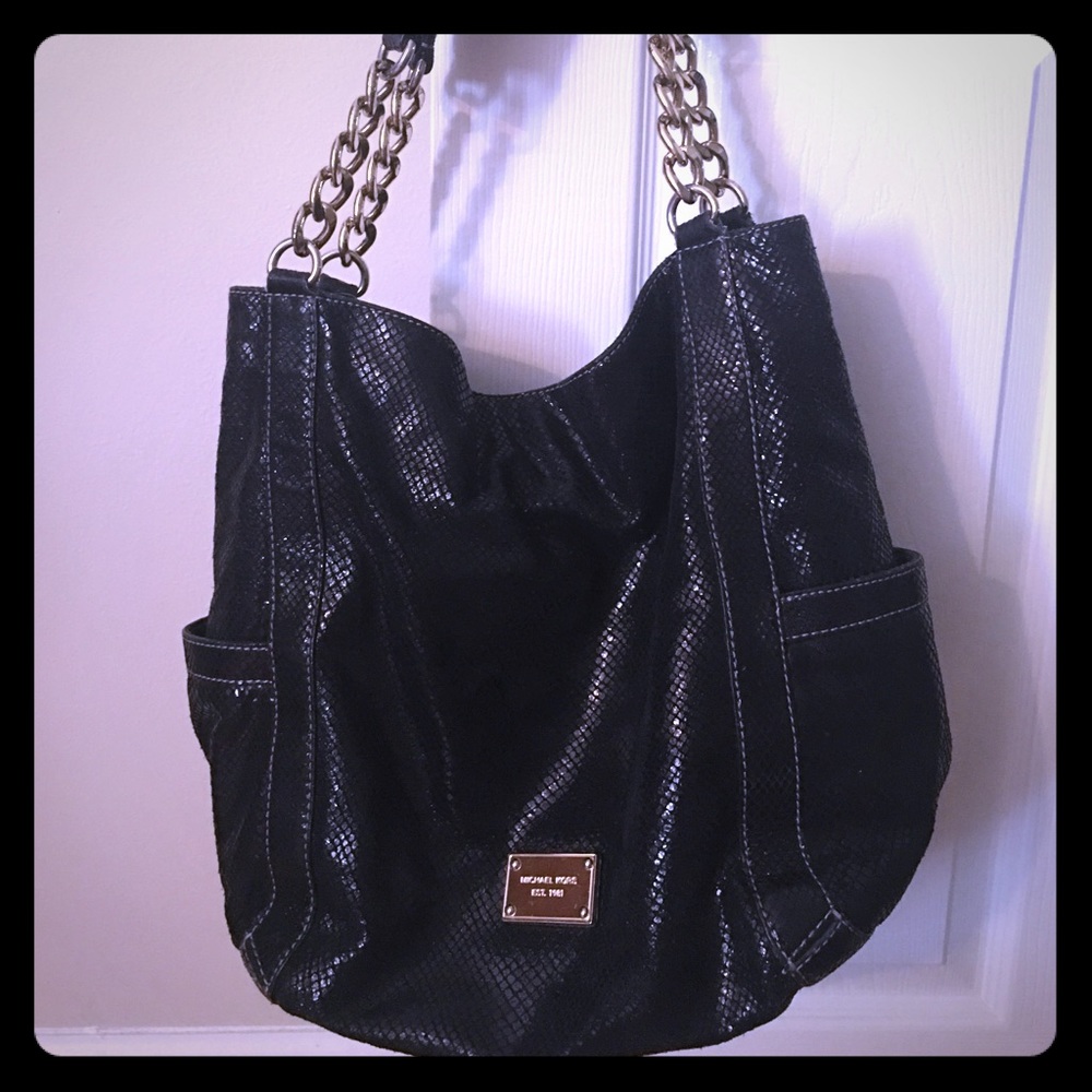 Authentic Michael Kors Snake Print bag