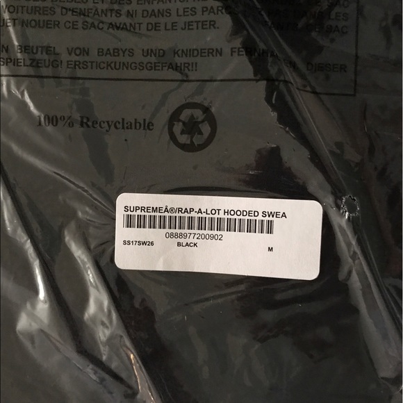 🎉SOLD on Tradesy🎉NWT Supreme RapALot Records - Picture 5 of 6