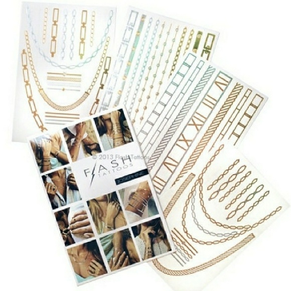 Gold Temp Tattoos - Picture 3 of 4