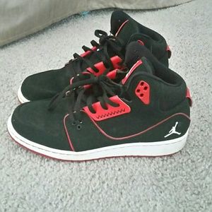 Black & Red Jordans