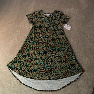 Lularoe Carly dress xs leggings material