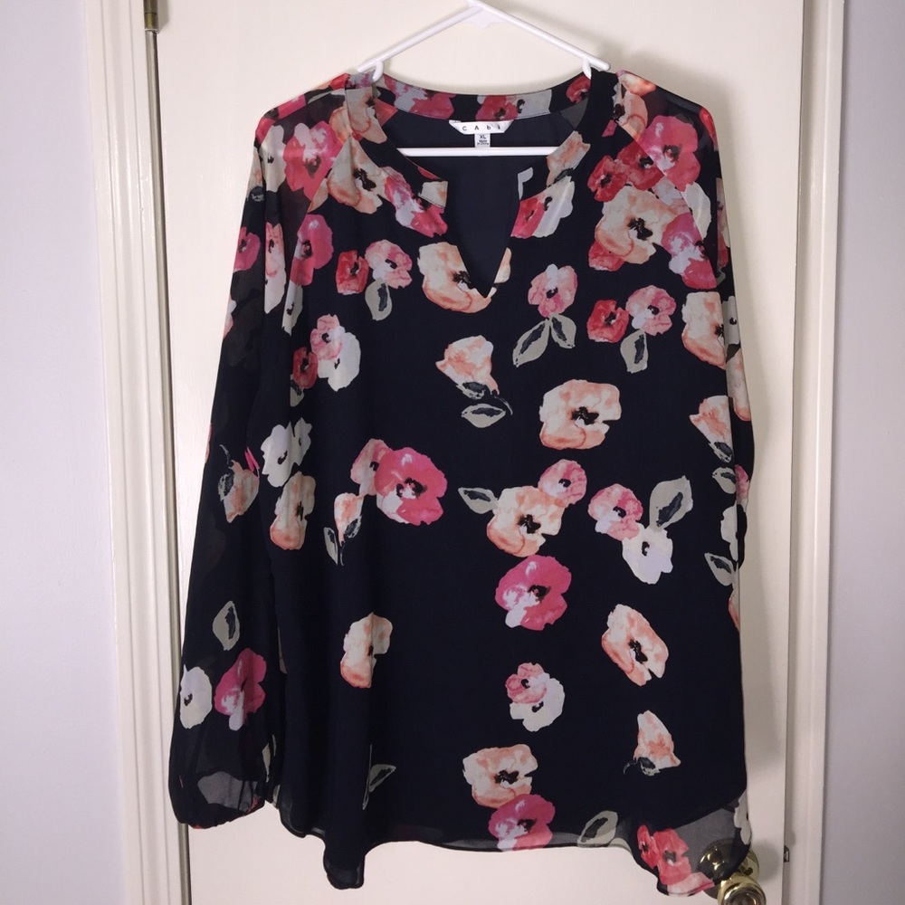 CAbi Poppy Top (spring 15)