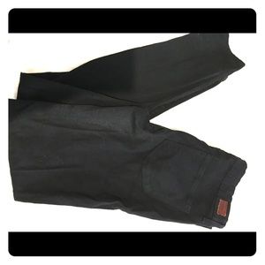 Paige premium denim coated black skinny jeans
