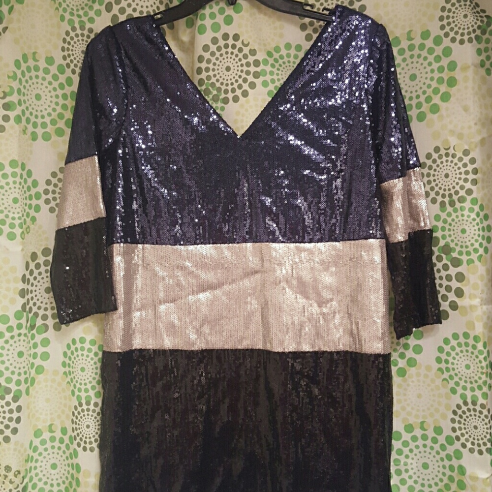 Charlotte Russe Sequence shift dress