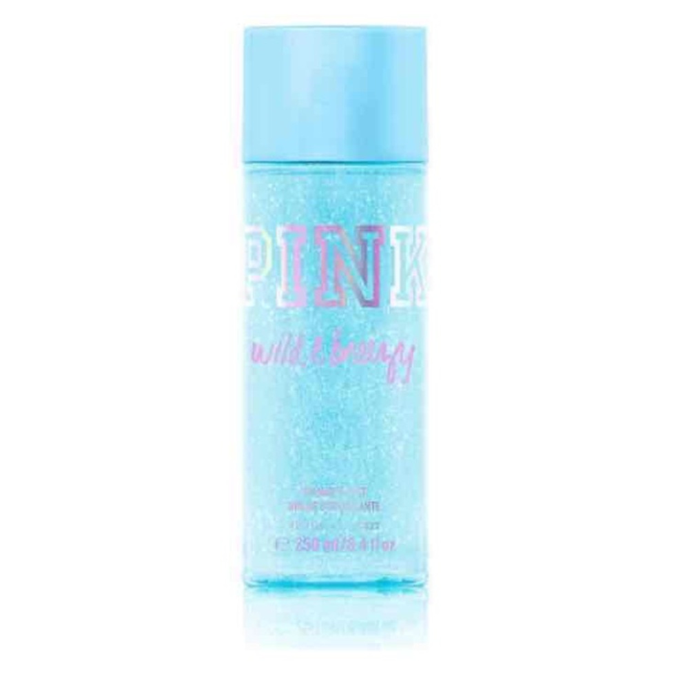 PINK shimmering body spray