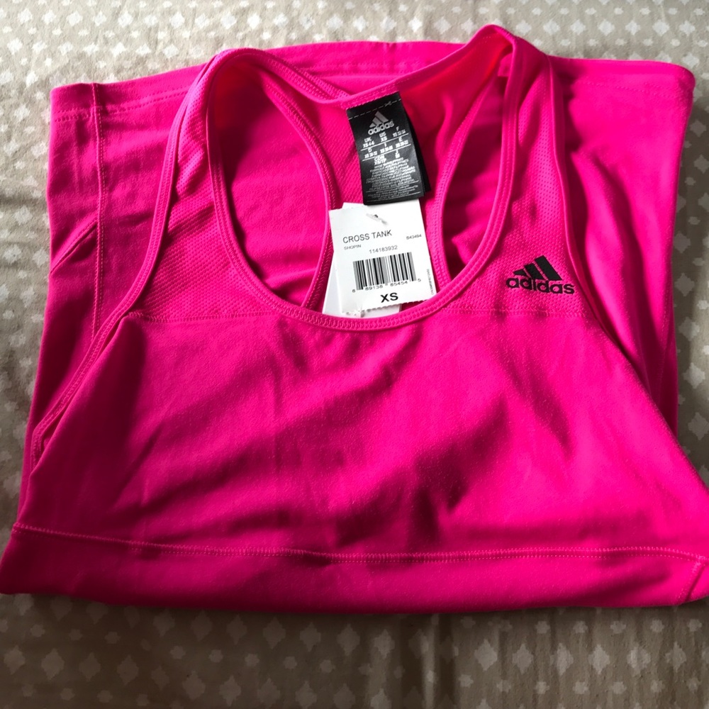 ADIDAS Hot Pink Cross Tank