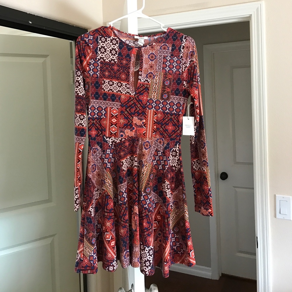Beautiful printed dress!