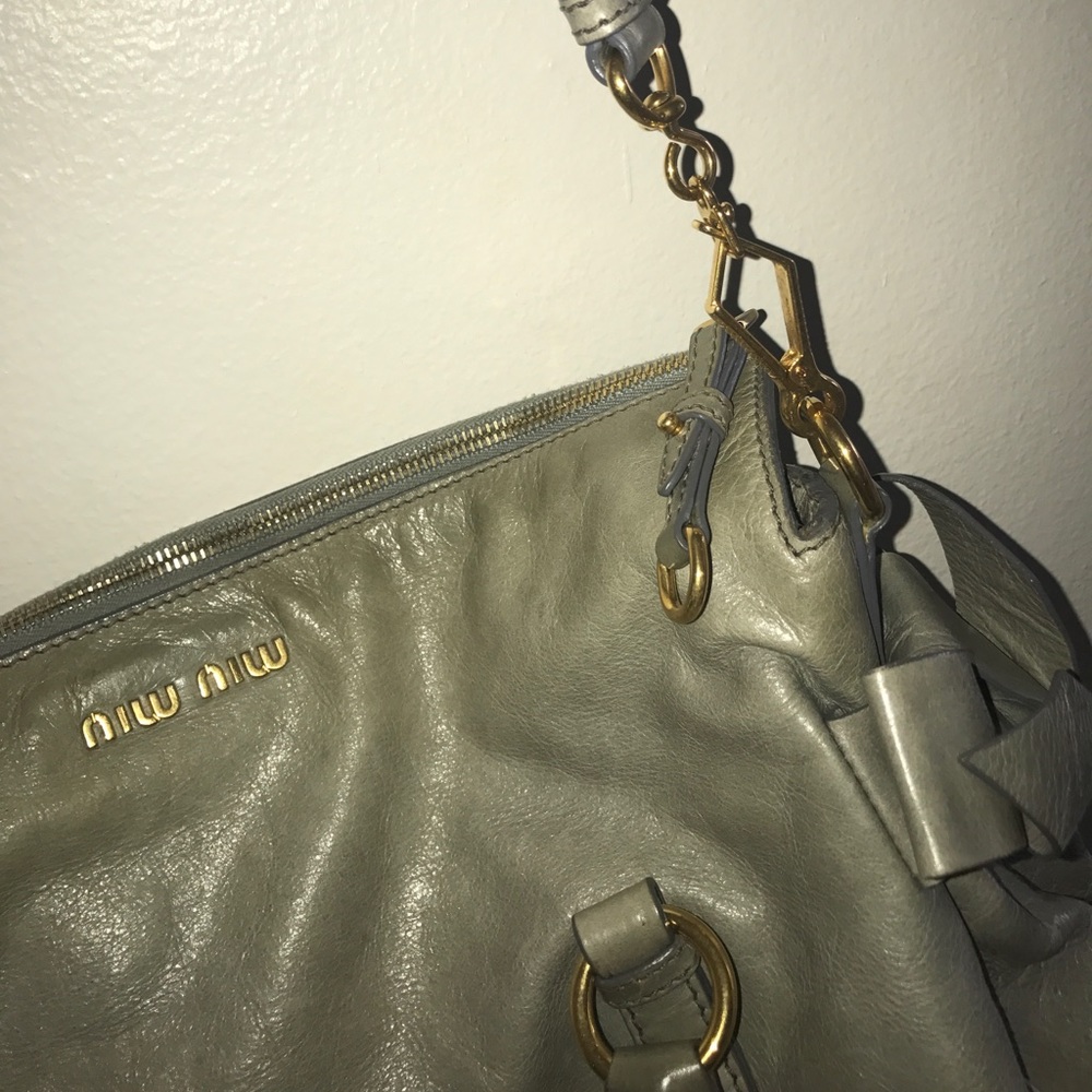 Authentic Leather MIU MIU handbag.