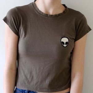 Alien Crop Tee