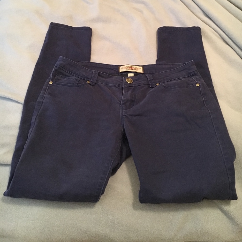 Cobalt skinny jeans