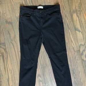 Madewell high rise skinny sateen jeans