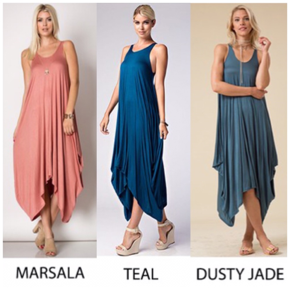 Dusty Jade Sleeveless Harlem Dress - Picture 5 of 6