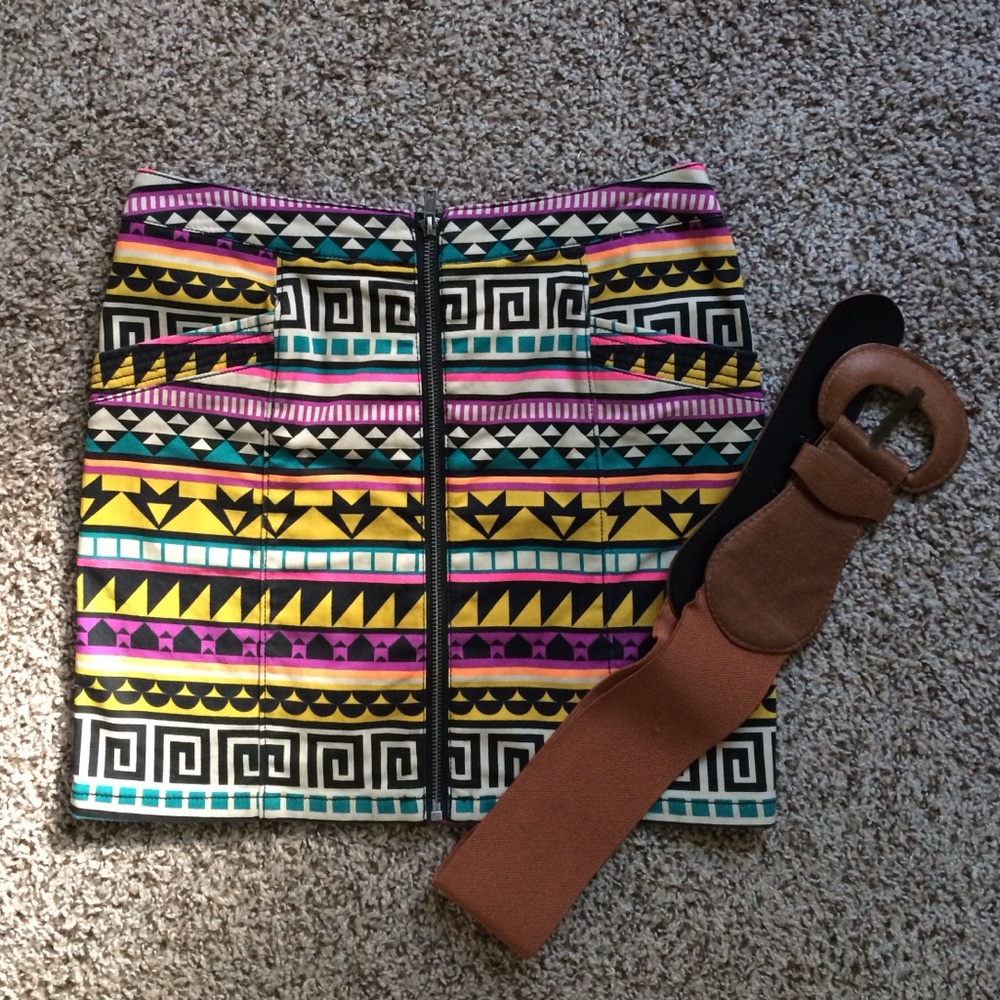 H&M skirt and belt.