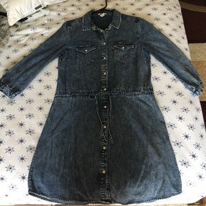 Levi's iconic western jean dress