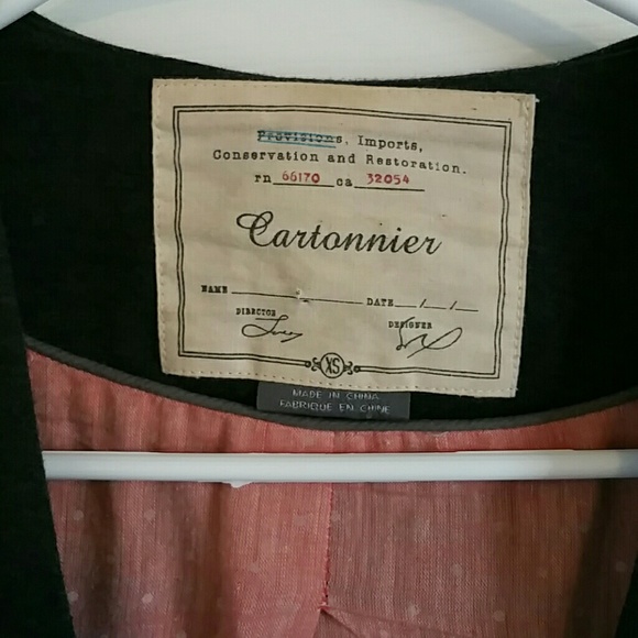 Anthropologie cartonnier gray jacket - Picture 2 of 8