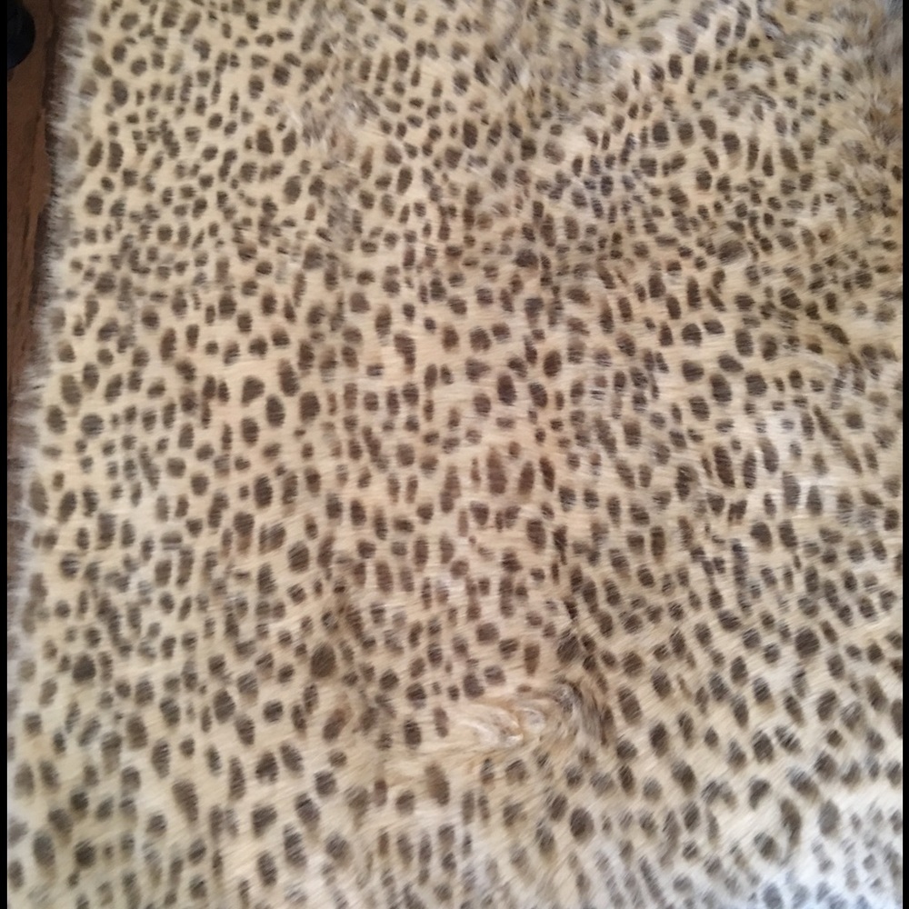 Cheetah Print throw