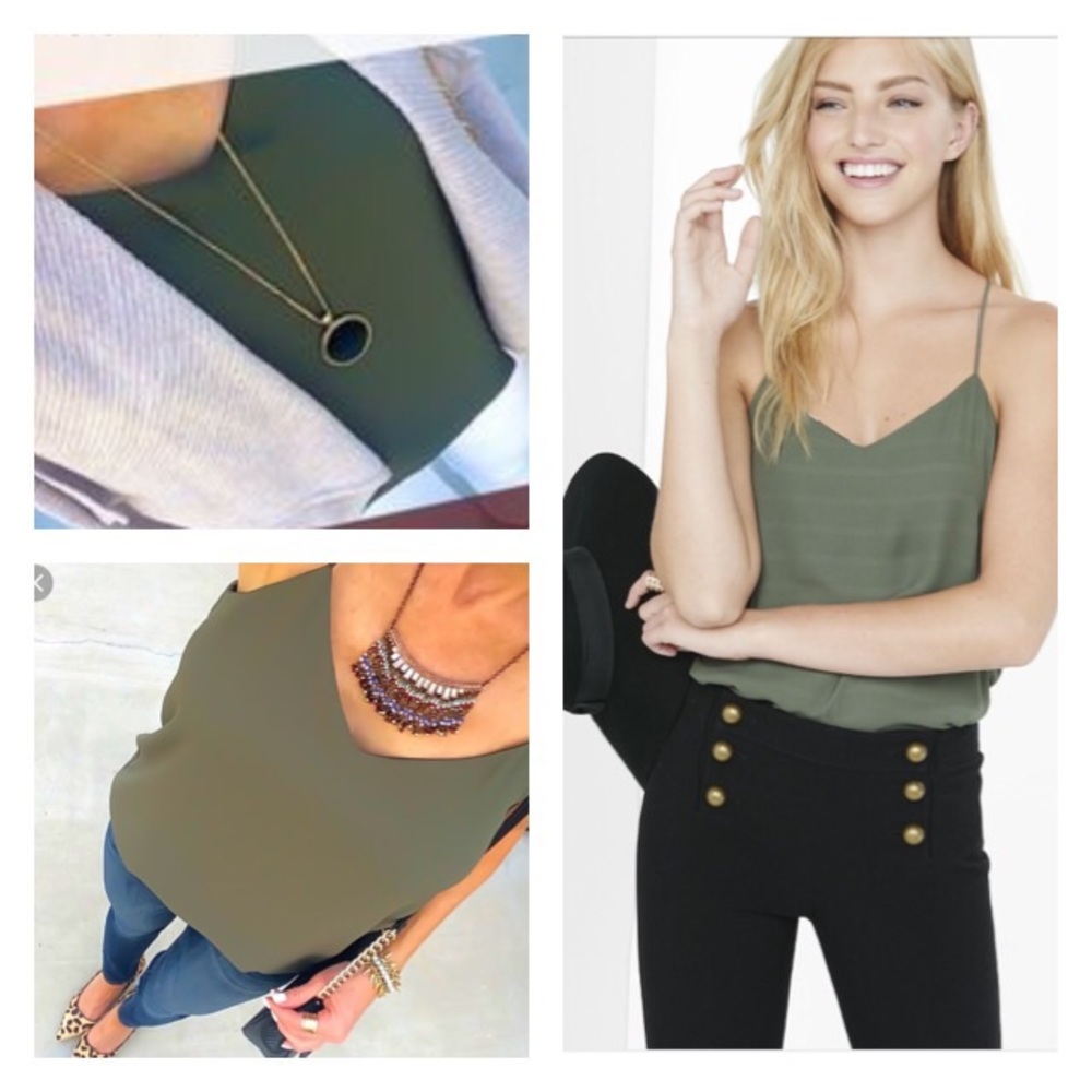Express Barcelona Reversible tank Olive/Army Green
